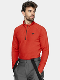 4F Men's Red Fleece Underlayer Sweatshirt | 030-62S