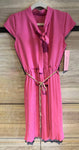 Girls' Pink Dress with Chain Belt | SU1-FUS