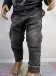 MIMI Graphite Boys' Super Soft Jeans Joggers | S-128-Gray