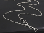 Five Hearts Stainless Steel Necklace | LH887
