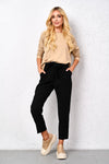 Black High-Waisted Pants | SP-1518