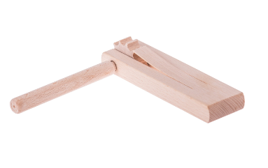 Wooden Spinning Knocker Noise Maker Toy Instrument - Kołatka / Klekotk ...
