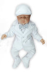 Baby Boy Formal Baptism Set with White Cap | IZ-02