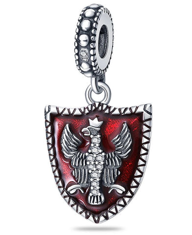 Sterling Silver 925 White Eagle Glory Charm for Pandora Bracelet | WEG-966