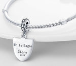 Sterling Silver 925 White Eagle Glory Charm for Pandora Bracelet | WEG-966