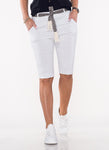 Shorts with Decorative Tie Belt - Spodenki Gnieciuchy | HAL-09