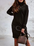 Black Dress with Pocket | 3385