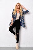 Blue Patterned Blazer | MA-057