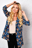 Blue Patterned Blazer | MA-057