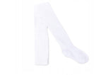 YO! Girl's White Cotton 40 Denier Tights | RAB-0002U