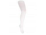 YO! Girl's White Cotton 40 Denier Tights | RAB-0002U