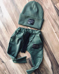 Boys' Dark Green Lightweight Pants | LS-08