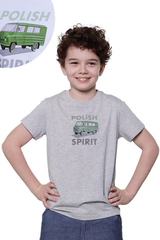 Boys' T-shirt with - Polish Spirit Żuk Print | OTB100-015